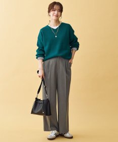 ANY 【8色展開】Vネックデイリーニット