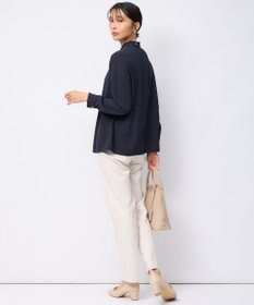 23区 【洗える】ウォームストレッチ テーパード パンツ