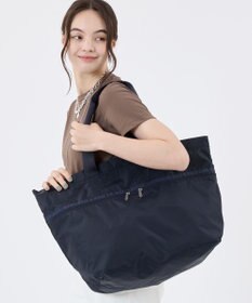 LeSportsac CARLIN ZIP TOP TOTE BAG/ディープシーブルー