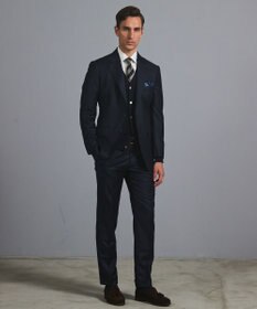 GOTAIRIKU 体温調整に【洗える/チクチクしにくい/ピリングしにくい】イタリア糸 ハイゲージ カーディガン_WOOL100%