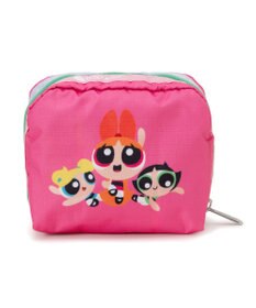 LeSportsac SQUARE COSMETIC/パワーパフ ガールズピンクスクエアコスメティック