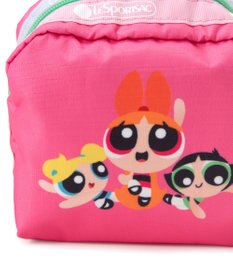 LeSportsac SQUARE COSMETIC/パワーパフ ガールズピンクスクエアコスメティック