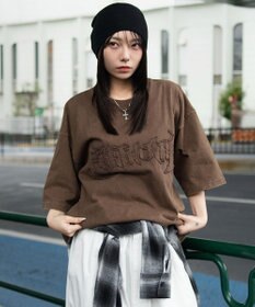 WEGO 【ユニセックス着用ITEM/MLサイズ展開】ブリーチダメージアップリケT（SS）