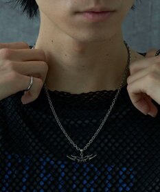 WEGO Mトライバルロゴネックレス