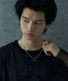 WEGO Mトライバルロゴネックレス