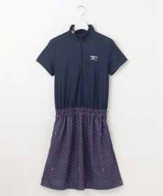 23区GOLF 【WOMEN】【接触冷感・UVケア・吸水速乾】アイス柄 切替ワンピース