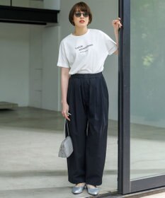 ANY L 【洗濯機可/ウエストゴム】撥水バレルパンツ