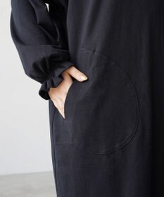 HAAG スマイルコットン LONG SLEEVE ONEPIECE ワンピース