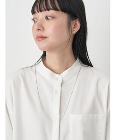 earth music&ecology リボンポイントシャツチュニック