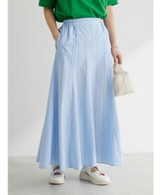 Green Parks ストライプフレアスカート