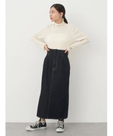 earth music&ecology コットンシアータートルネックプルオーバー