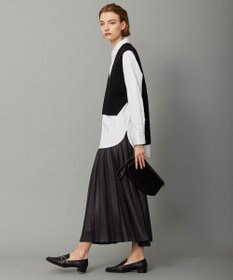 ICB 【洗える】 コットンサテンシャーティング シャツ