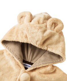 MIKI HOUSE HOT BISCUITS 【ミキハウス】【70-90cm】 マイクロファー マント