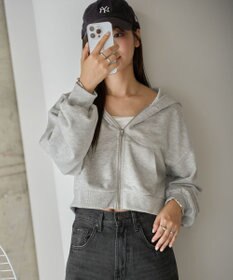 WEGO ショートジップパーカー