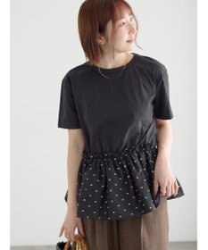 Te chichi カットドビー切替えトップス(セットアップ可)