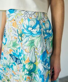 GRACE CONTINENTAL フラワーガーデンプリントスカート