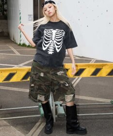 WEGO 【ユニセックス着用ITEM】ブリーチボーングラフィックT（SS）