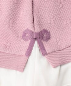 組曲 KIDS 【90-100㎝】フラワーキルト トレーナー