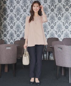 Tiaclasse スカラップ襟チュニック