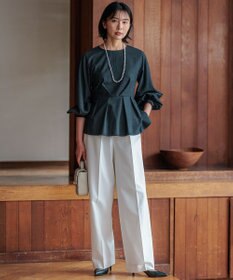 23区 S 【CLASSY.11月号掲載/洗える】ドライ2WAYストレッチ ワイドパンツ