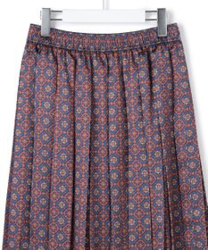 J.PRESS YORK STREET 【WOMEN】オリジナルプリント プリーツスカート