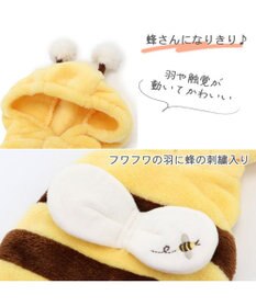 PET PARADISE 犬 服 秋冬 パーカー 【小型犬】 蜂 ふわふわ