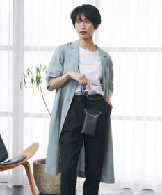 ICB 【洗える】 Unleash  半袖ロングジャケット