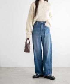 WEGO ルーズストレートデニムパンツ