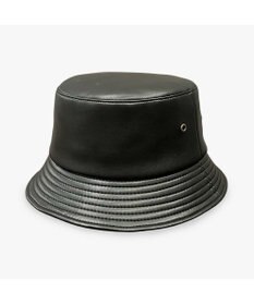 林八百吉商店 un chapeau  エコレザーバケットハット