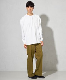 SHARE PARK MENS 【UNISEX】吸水速乾 ショルダーロゴロングスリーブTシャツ（L・XLサイズ）