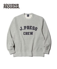 J.PRESS MEN 【J.PRESS ORIGINALS】Supima Recycle French Terry Fabric Logo Sweat Shirt