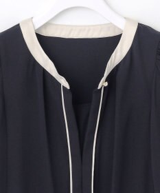 ANY SIS 【2WAY】バイカラーラッフル ブラウス