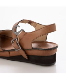 ing <ing>【WEB限定】ウエッジヒールレザーサンダル