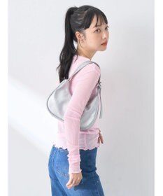 earth music&ecology シアーリブロゴ刺繍プルオーバー