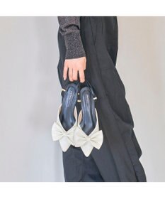 MODE ET JACOMO <noyau>2WAYリボンストラップミュールパンプス