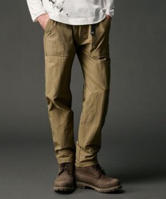 JOSEPH ABBOUD MOUNTAIN 【JAPANファブリック/2WAYストレッチ】ヴィンテージナイロンカルゼストレッチベイカー パンツ