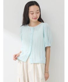 earth music&ecology コンパクトレースカーディガン