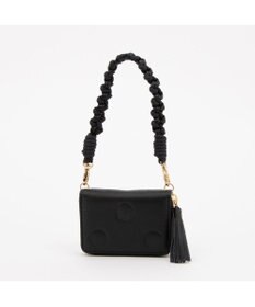 UNBILLION ペルケ perche / ドット型押し・ジャバラチャームウォレットショルダー