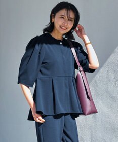 UNFILO 【VERY×UNFILOコラボ】BEAUTY MOVE ペプラムブラウス