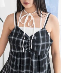 WEGO 【カップ付きインナー】なちゅ盛れカップインマルチWAYキャミ