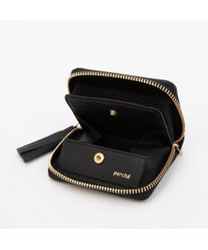 UNBILLION ペルケ perche / ドット型押し・ジャバラチャームウォレットショルダー