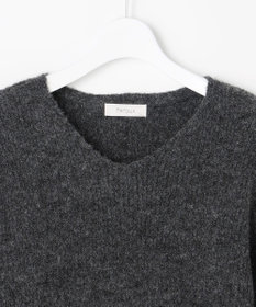 Feroux ニット×ティアードレース スカート