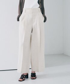 uncrave リヨセルライトリネン ワイドトラウザー