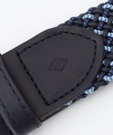 JOSEPH ABBOUD 【イタリア素材・ストレッチ・日本製】ミックスコードメッシュ ベルト