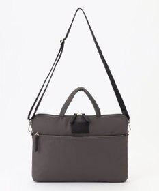 J.PRESS LADIES 【WEB限定・PC収納可・2way】ナイロン ショルダー付き PCケース