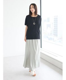 CRAFT STANDARD BOUTIQUE UVカット/接触冷感/洗える/ 半袖ニットプルオーバー