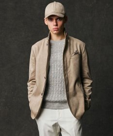 JOSEPH ABBOUD 【キングサイズ・家で洗える/ストレッチ/スウェードタッチ】ウォッシャブルスウェードジャケット
