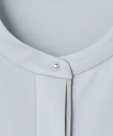 ICB 【洗える】 コンパクトモクロディ バンドカラーカットソー