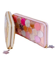 tsumori chisato CARRY 新マルチドット ラウンドファスナー長財布【キラキラでかわいい！本革のやわらかな風合い】