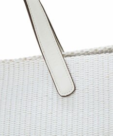 TOPKAPI 【Breath TOPKAPI】ワイド トート レザーハンドル カゴバッグ / ポーチ付き